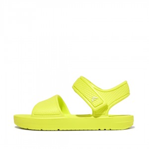 Kids' Fitflop Iqushion Eva Back-Strap Sandals Yellow | CA-5981370-ID