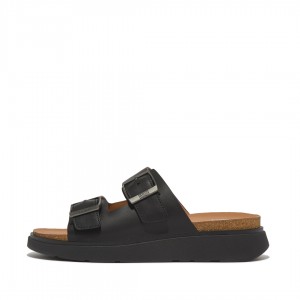 Men's Fitflop Gen-Ff Slides Black | CA-5817403-LB