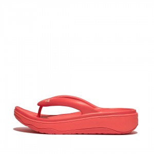 Women's Fitflop Relieff Eva Tpu Thongs Toe-Post Sandals Red | CA-3790612-XQ