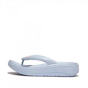 Women's Fitflop Relieff Eva Tpu Thongs Toe-Post Sandals Blue | CA-5184209-VC