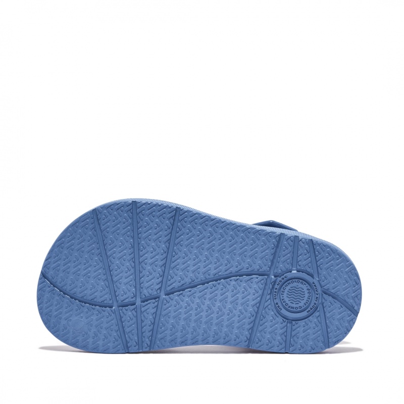 Kids' Fitflop Iqushion Eva Back-Strap Sandals Blue | CA-8273619-LY