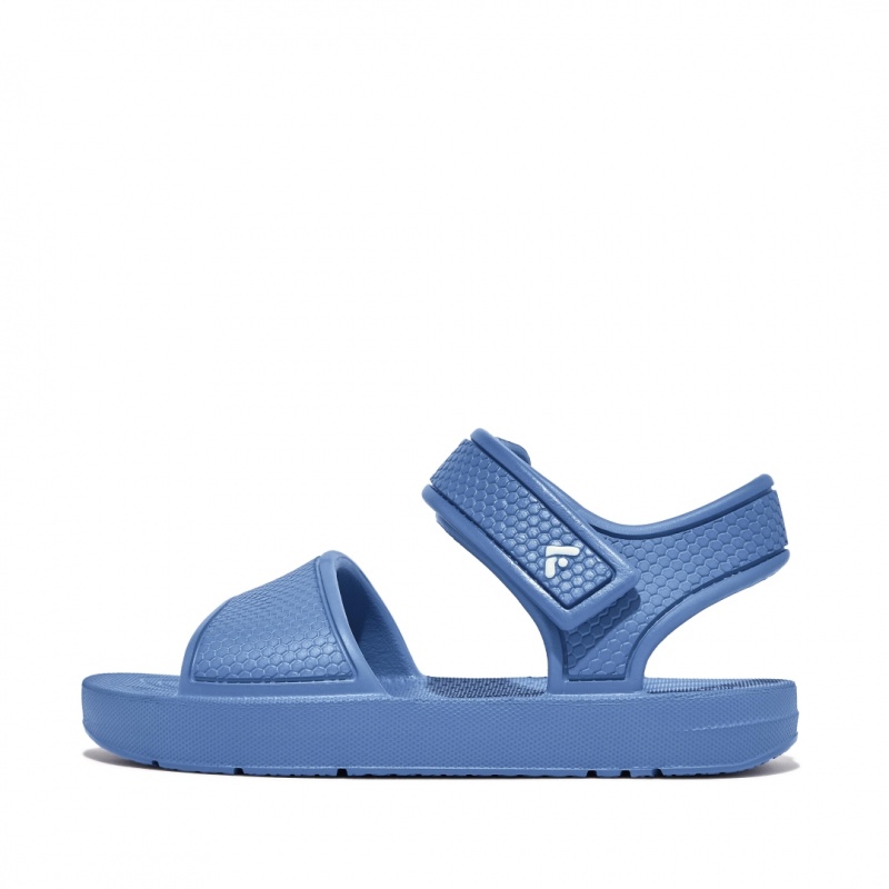 Kids\' Fitflop Iqushion Eva Back-Strap Sandals Blue | CA-8273619-LY