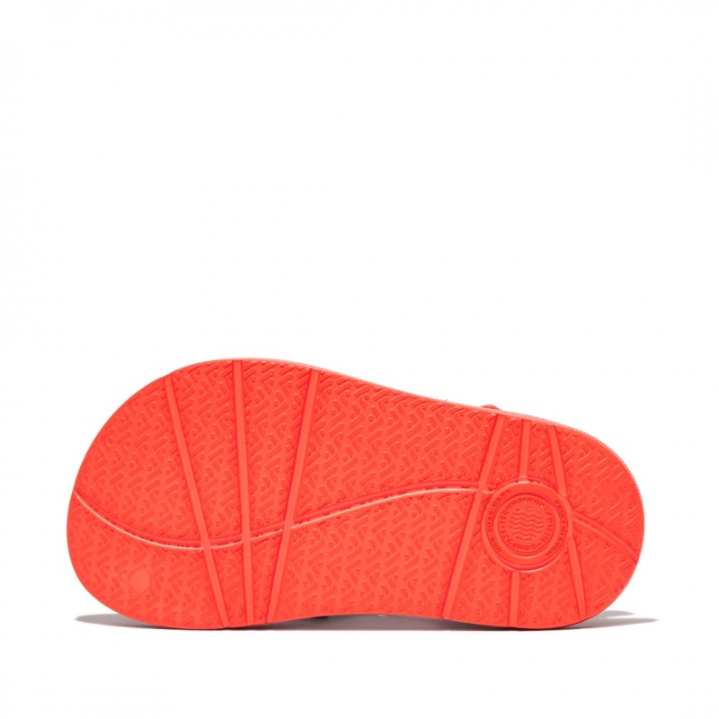 Kids' Fitflop Iqushion Eva Back-Strap Sandals Orange | CA-5380967-WQ