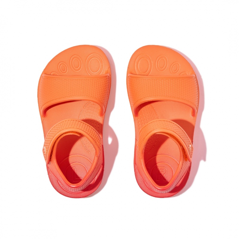 Kids' Fitflop Iqushion Eva Back-Strap Sandals Red | CA-7849162-AO