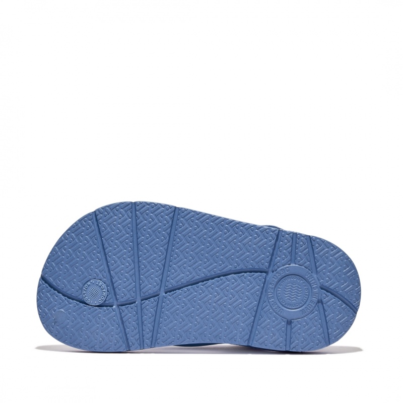 Kids' Fitflop Iqushion Eva Back Straps Flip Flops Blue | CA-7253618-MK