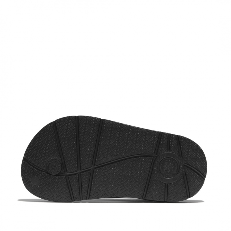 Kids' Fitflop Iqushion Eva Back Straps Flip Flops Black | CA-4253608-LJ