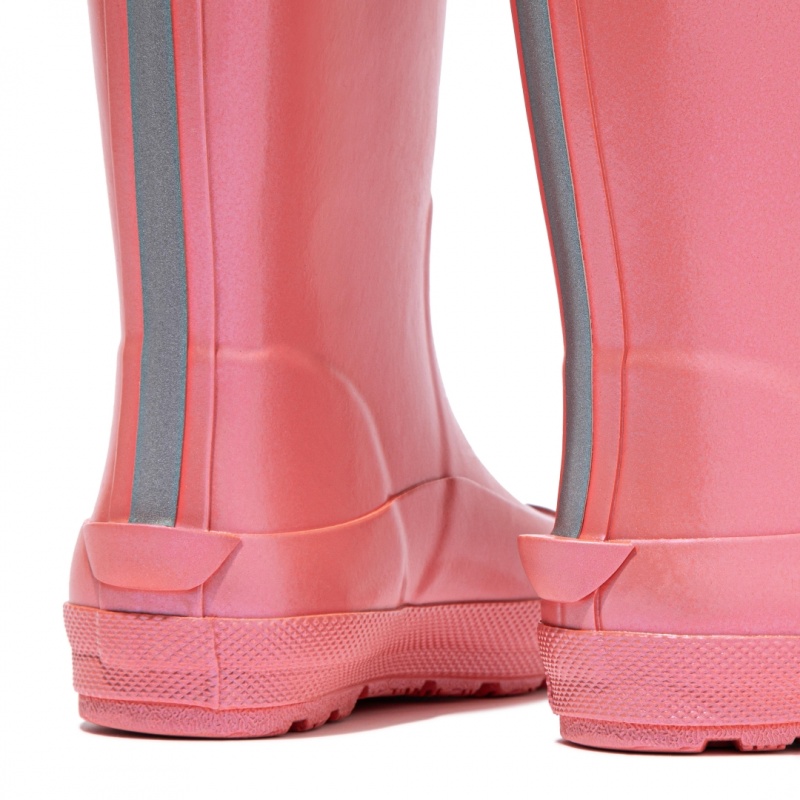 Kids' Fitflop Wonderwelly Welly Rubber Boots Pink | CA-5207189-RS