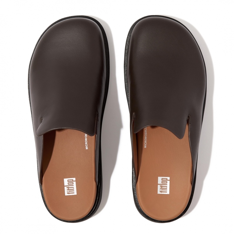 Men's Fitflop Gen-Ff Mules Brown | CA-9814653-XB