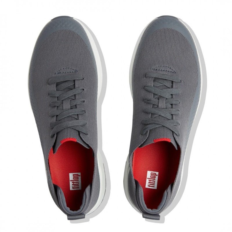 Men's Fitflop Uberknit Ever Knit Sneakers Grey | CA-0857169-OY