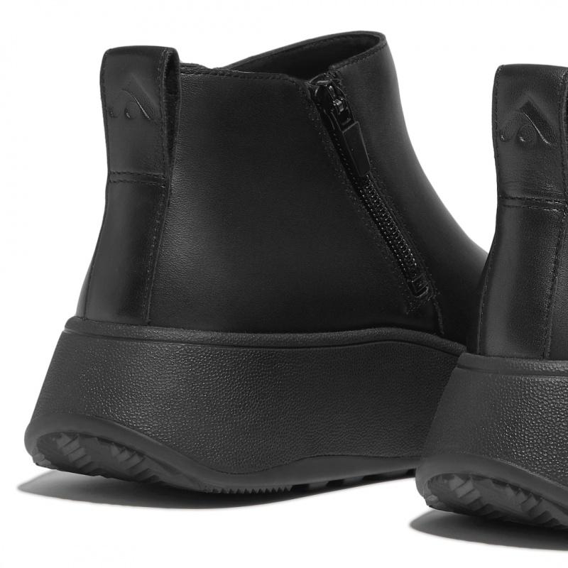 Women's Fitflop F-Mode Ankle Boots Black | CA-3576980-LM