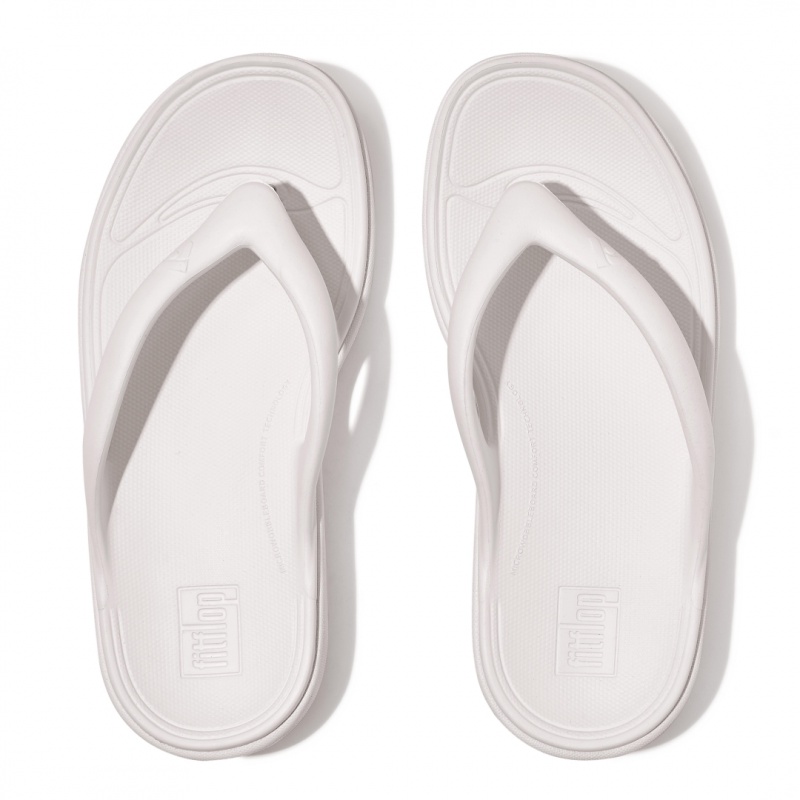 Women's Fitflop Relieff Eva Tpu Thongs Toe-Post Sandals White | CA-3187245-QB