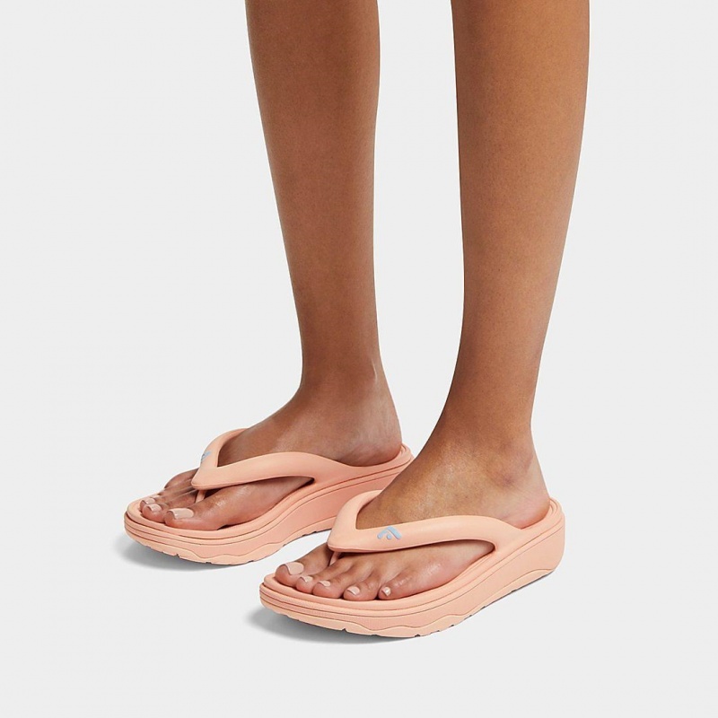 Women's Fitflop Relieff Eva Tpu Thongs Toe-Post Sandals Pink | CA-0428691-CN