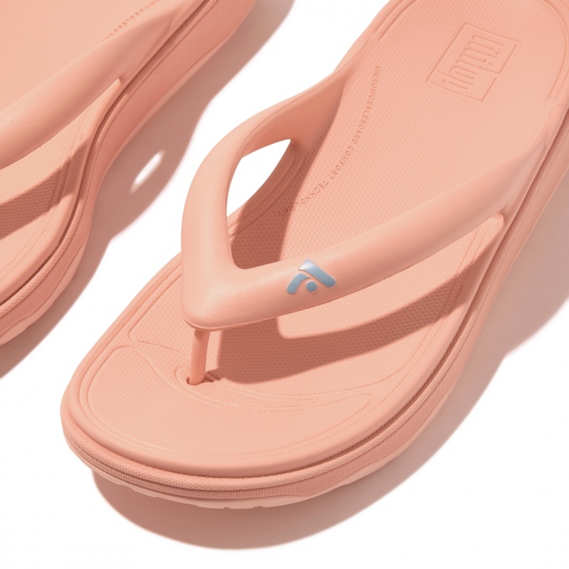 Women's Fitflop Relieff Eva Tpu Thongs Toe-Post Sandals Pink | CA-0428691-CN