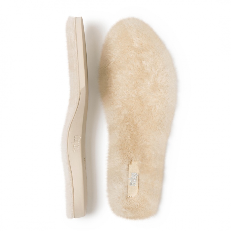 Women's Fitflop Wonderwelly Shearling Ankle Boots Insoles White | CA-8367942-FA